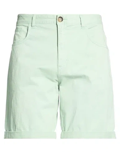 Barbour Man Shorts & Bermuda Shorts Light Green Size 38 Cotton, Elastane