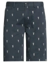 Barbour Man Shorts & Bermuda Shorts Midnight Blue Size 34 Cotton