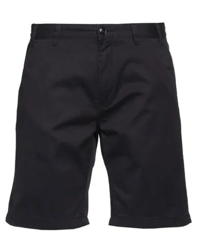 Barbour Man Shorts & Bermuda Shorts Midnight Blue Size 40 Cotton In Black