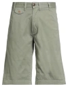 Barbour Man Shorts & Bermuda Shorts Military Green Size 30 Cotton In Gray