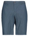 Barbour Man Shorts & Bermuda Shorts Slate Blue Size 38 Cotton, Polyester, Elastane In Blue