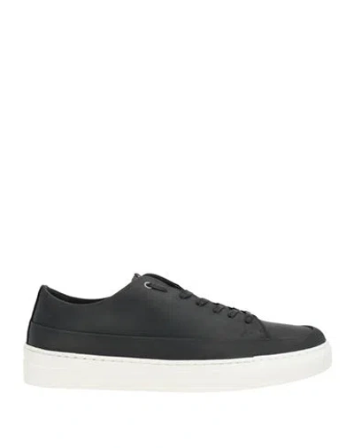 Barbour Man Sneakers Black Size 10 Leather