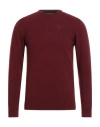 Barbour Man Sweater Burgundy Size S Wool