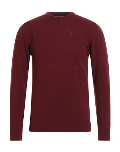 Barbour Man Sweater Burgundy Size S Wool