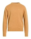 Barbour Man Sweater Camel Size L Wool In Orange