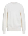 Barbour Man Sweater Cream Size Xxl Wool, Polyamide In White