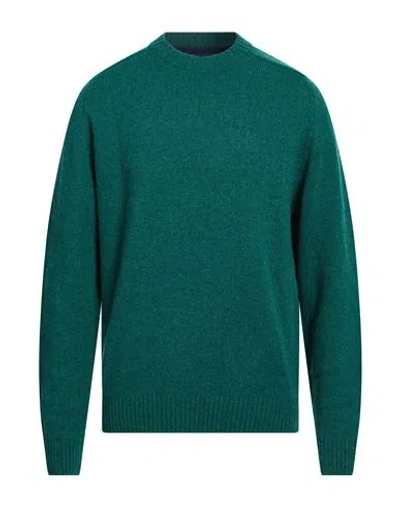 Barbour Man Sweater Emerald Green Size Xxl Wool