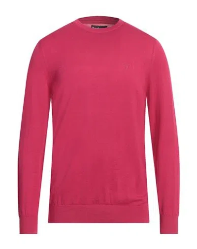 Barbour Man Sweater Garnet Size M Cotton In Red