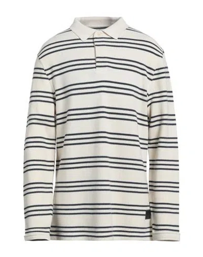 Barbour Man Sweater Ivory Size Xxl Organic Cotton In White