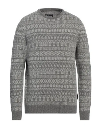 Barbour Man Sweater Light Grey Size L Wool