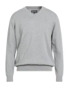Barbour Man Sweater Light Grey Size Xl Cotton In Gray