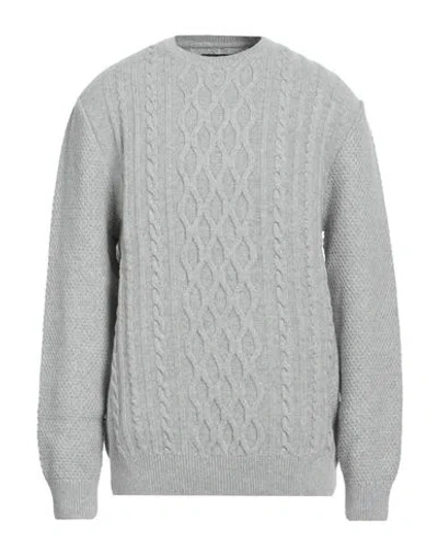 Barbour Man Sweater Light Grey Size Xl Wool, Cotton In Gray