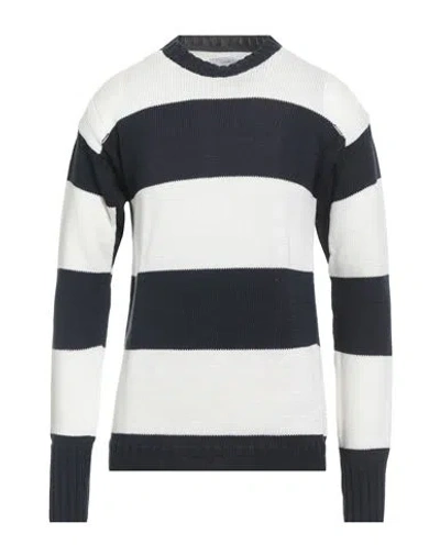 Barbour Man Sweater Midnight Blue Size Xl Linen, Cotton In Black