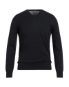 Barbour Man Sweater Navy Size M Cotton In Black