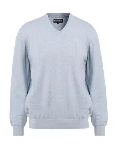 Barbour Man Sweater Sky Blue Size Xxl Pima Cotton