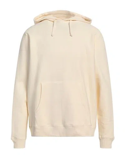 Barbour Man Sweatshirt Cream Size L Cotton In White
