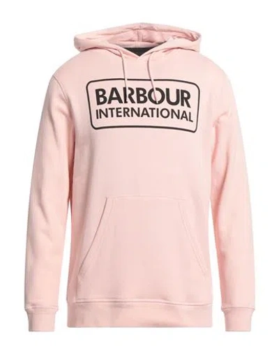 Barbour Man Sweatshirt Light Pink Size M Cotton, Polyester