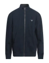 Barbour Man Sweatshirt Midnight Blue Size S Cotton In Blue