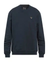 Barbour Man Sweatshirt Midnight Blue Size Xl Cotton In Blue