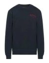 Barbour Man Sweatshirt Navy Blue Size Xxl Cotton, Polyester In Navy Blue