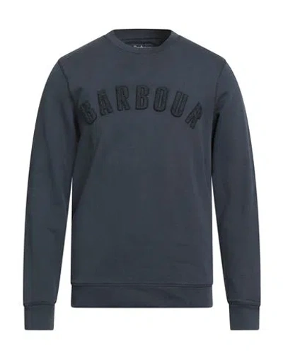Barbour Man Sweatshirt Navy Size M Cotton In Blue