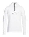 Barbour Man Sweatshirt White Size M Cotton, Polyester In White