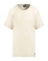 Barbour Man T-shirt Beige Size Xxl Cotton In White