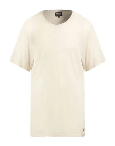 Barbour Man T-shirt Beige Size Xxl Cotton In White