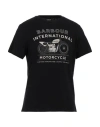 Barbour Man T-shirt Black Size Xl Cotton In Black