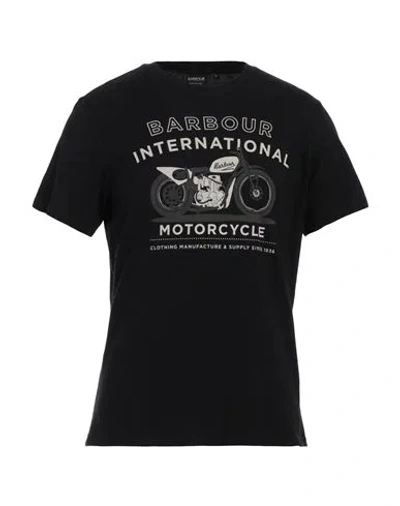 Barbour Man T-shirt Black Size Xl Cotton
