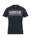 Barbour Man T-shirt Midnight Blue Size S Cotton