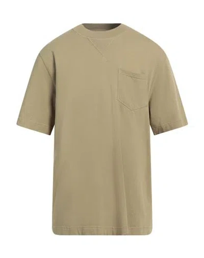 Barbour Man T-shirt Military Green Size Xl Cotton