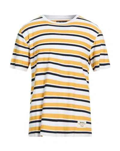Barbour Man T-shirt Mustard Size Xxl Cotton, Modal In Yellow