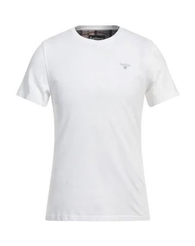Barbour Man T-shirt White Size S Cotton