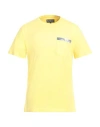 Barbour Man T-shirt Yellow Size Xxl Cotton In Yellow