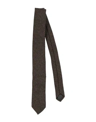 Barbour Man Ties & Bow Ties Brown Size - Wool
