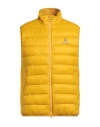 Barbour Man Vest Marigold Size M Polyamide In Yellow