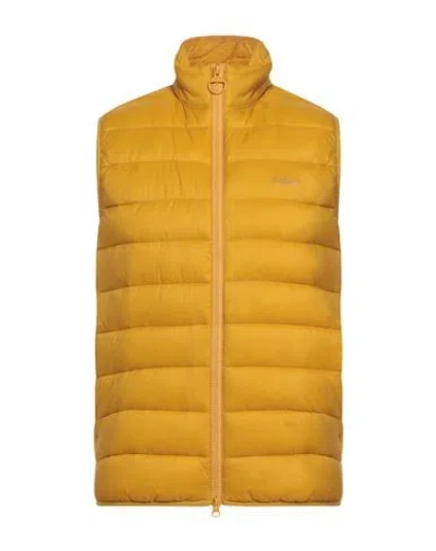 Barbour Man Vest Yellow Size L Polyamide