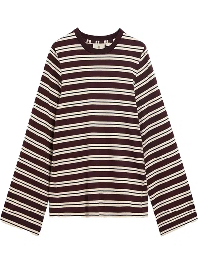 Barbour Maplewood Striped Long Sleeve T-shirt In Multi