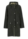 Barbour Marcy Raincoat In Green
