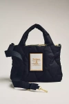 Barbour Mariah Quilted Mini Tote Bag In Black