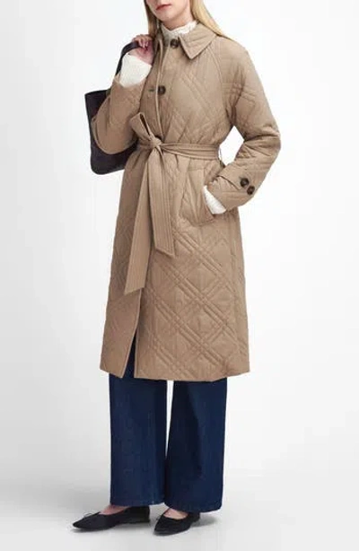Barbour Mariah Trench Coat In Neutral