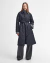 Barbour Mariah Womens Long Quilted Trench Coat