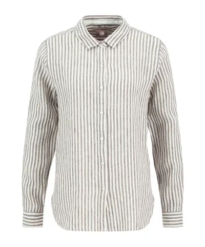 Barbour Marine Relaxed Long-sleeved Shirt In Neutral