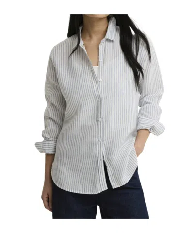 Barbour Marine Relaxed Long-sleeved Shirt In White