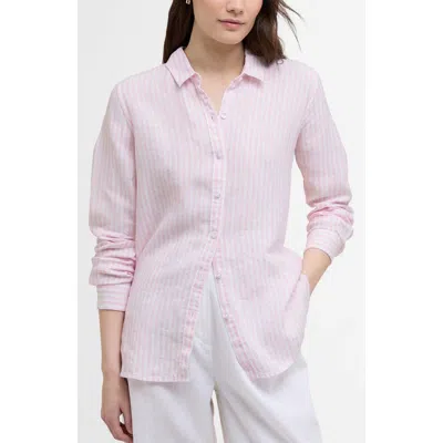 Barbour Marine Stripe Linen Shirt