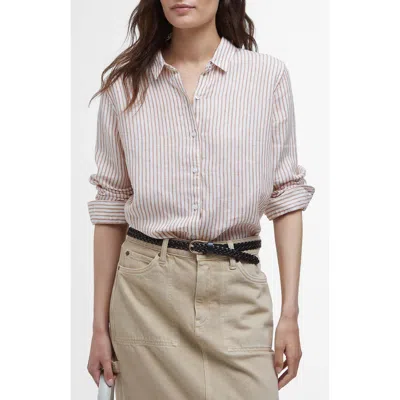 Barbour Marine Stripe Linen Shirt