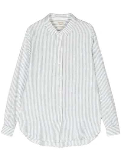 Barbour Marine Striped Collared Long In Multi