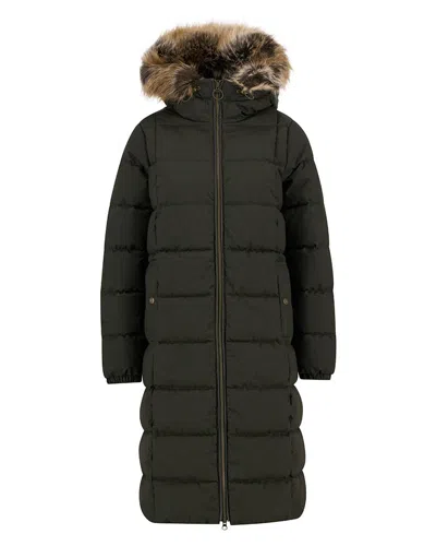 Barbour Marjoram Womens Puffer Jacket In Green