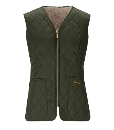 BARBOUR BARBOUR  MARKENFIELD OLIVE GREEN REVERSIBLE VEST